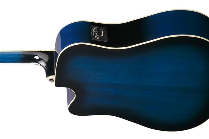 Электроакустическая гитара Ibanez PF15ECE-TBS — корпус и детали - фото 2