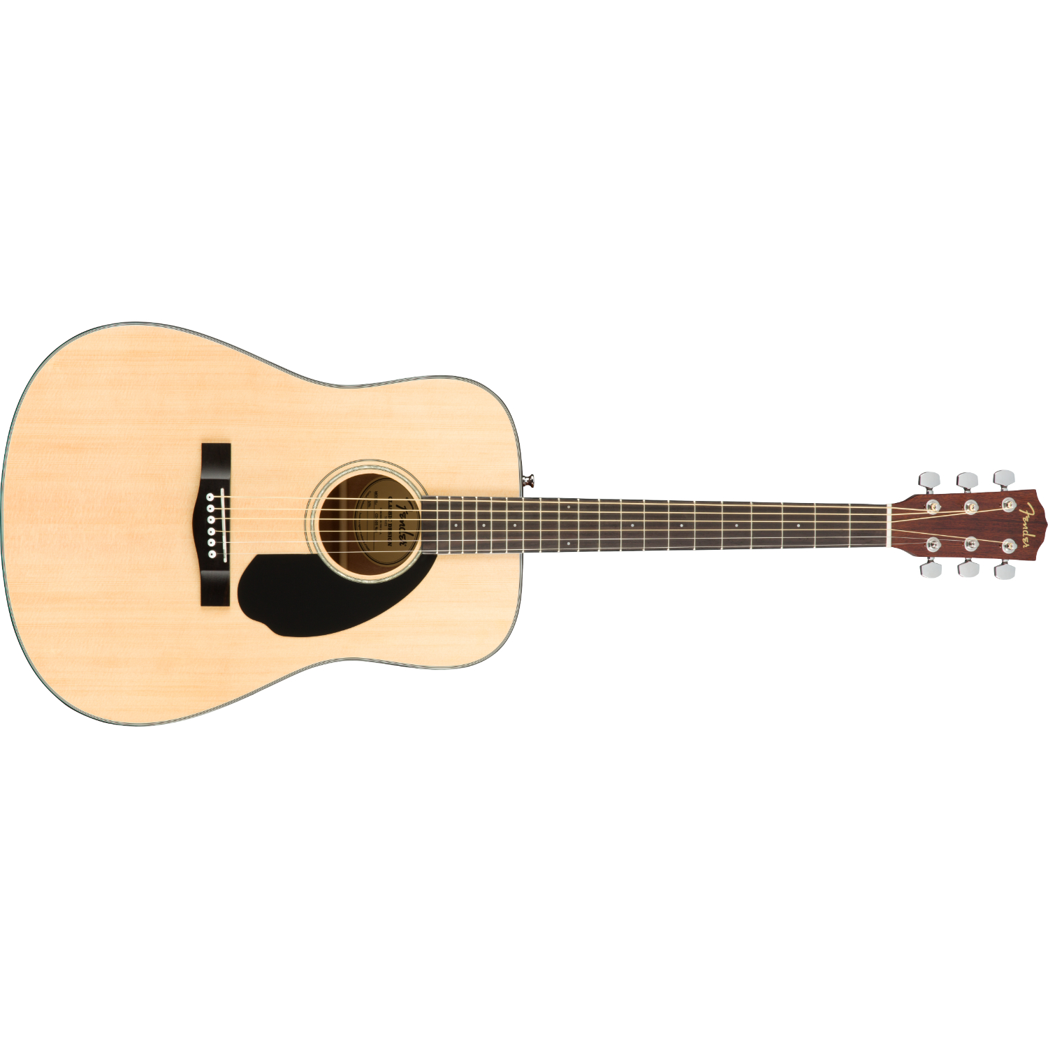 Акустическая гитара Fender CD-60S Natural — корпус и детали - фото 1
