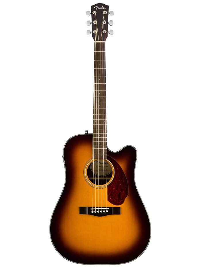 Электроакустическая гитара Fender CD-140SCE Sunburst — общий вид