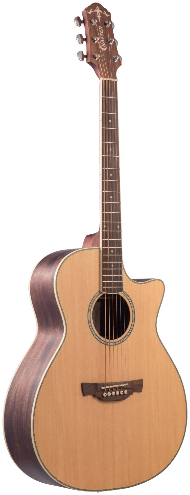 Электроакустическая гитара Crafter GAE-6 /NC — корпус и детали - фото 2