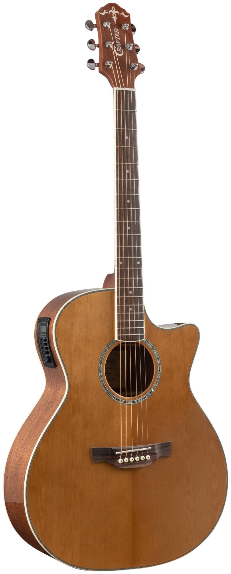 Электроакустическая гитара Crafter GAE-8 /NC VVS — корпус и детали - фото 2