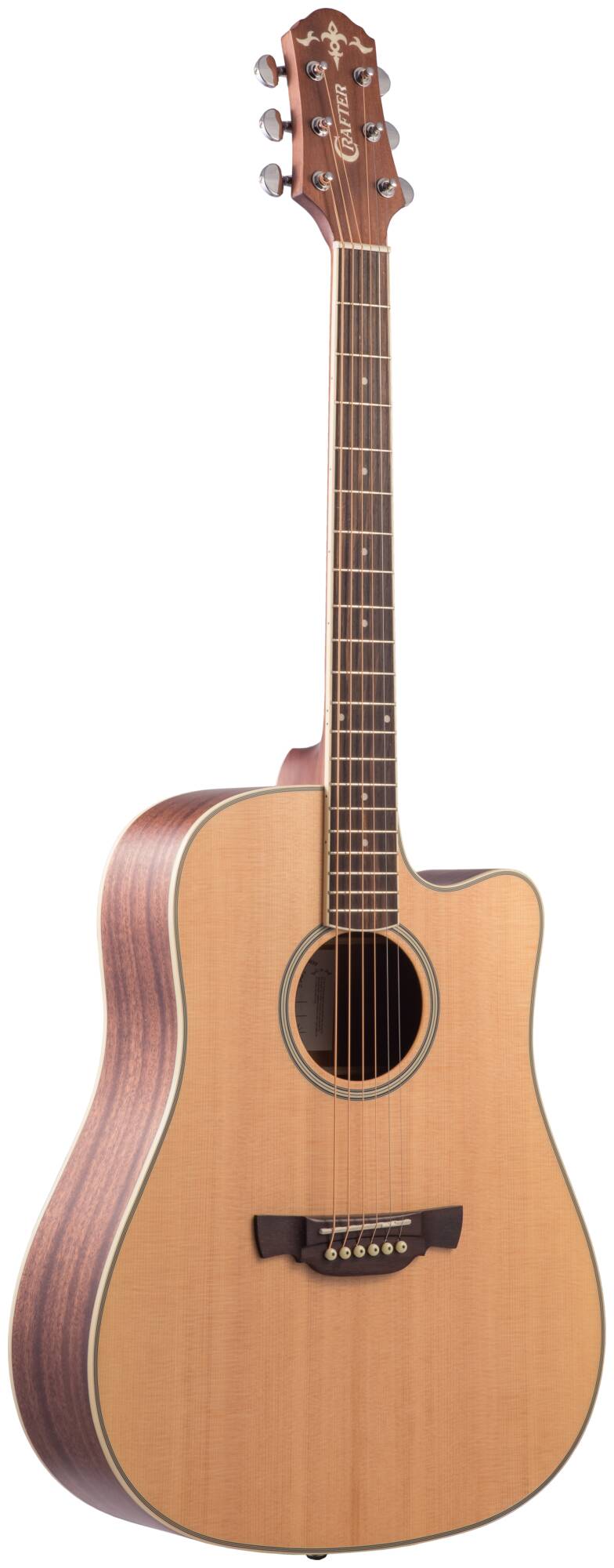 Электроакустическая гитара Crafter DE-6 /NC — корпус и детали - фото 2