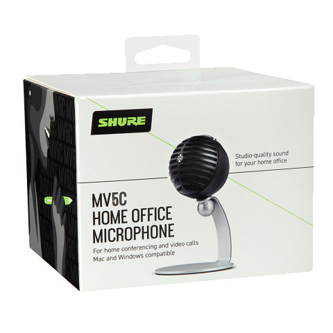 USB-микрофон Shure MOTIV MV5-B-DIG — общий вид - фото 4