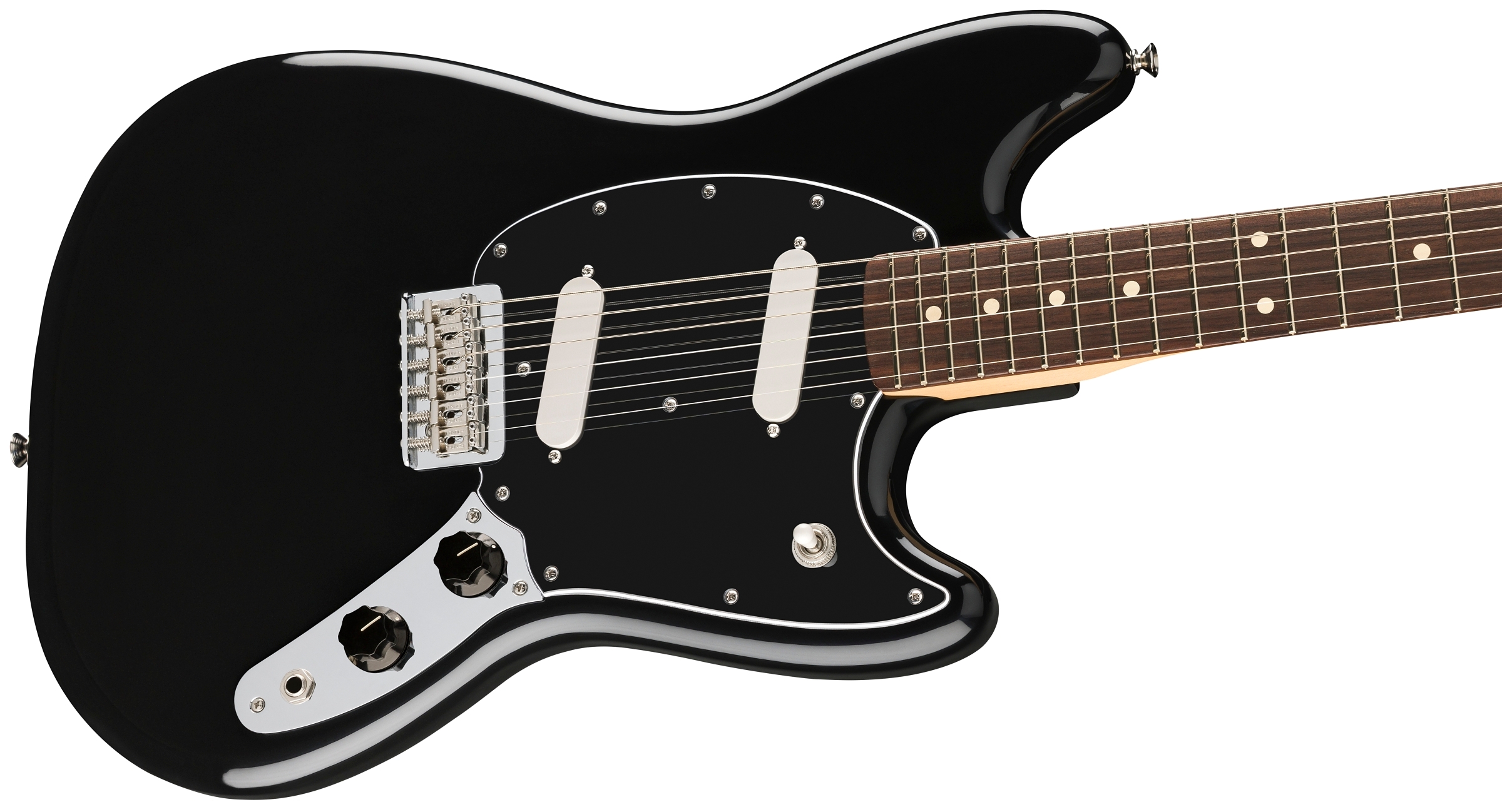 Электрогитара Fender Player II Mustang RW Black — корпус и детали - фото 3