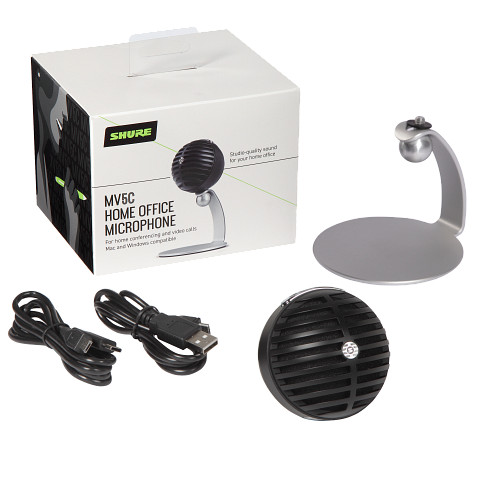 USB-микрофон Shure MOTIV MV5-B-DIG — корпус и детали - фото 3