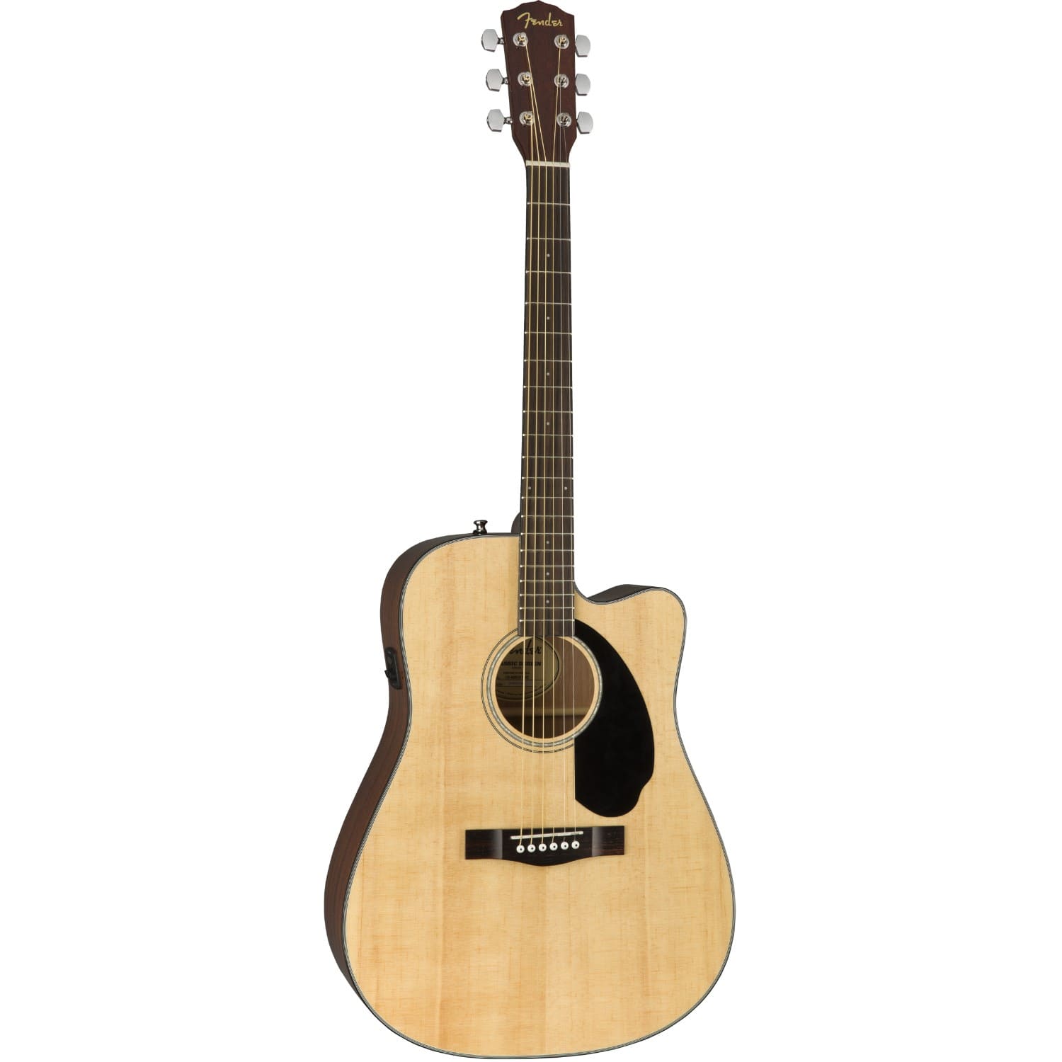 Электроакустическая гитара Fender CD-60SCE Natural — корпус и детали