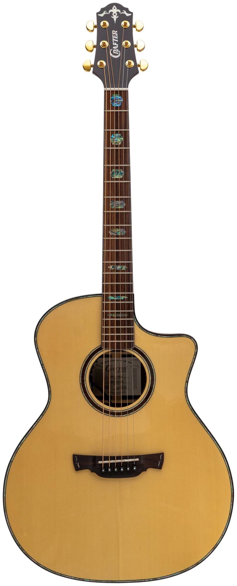 Электроакустическая гитара Crafter SRP G -36ce — корпус и детали