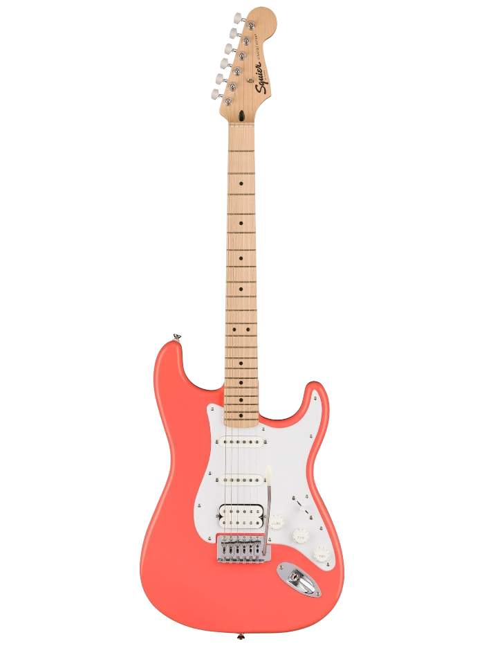 Электрогитара Squier Sonic Stratocaster HSS MN Tahitian Coral — общий вид