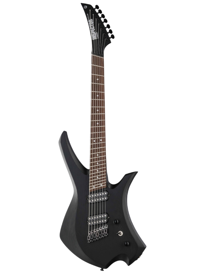 Электрогитара Inspector Katana-7-multiscale-black — общий вид
