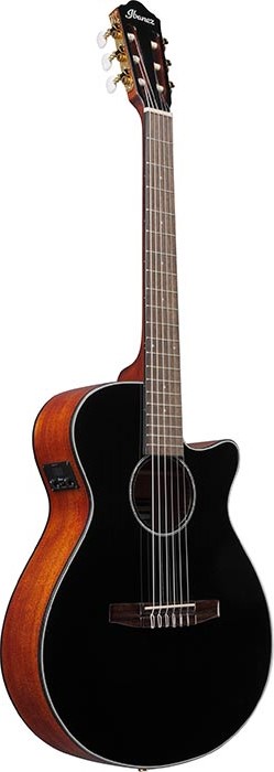 Классическая гитара Ibanez AEG50N-BKH — корпус и детали - фото 1