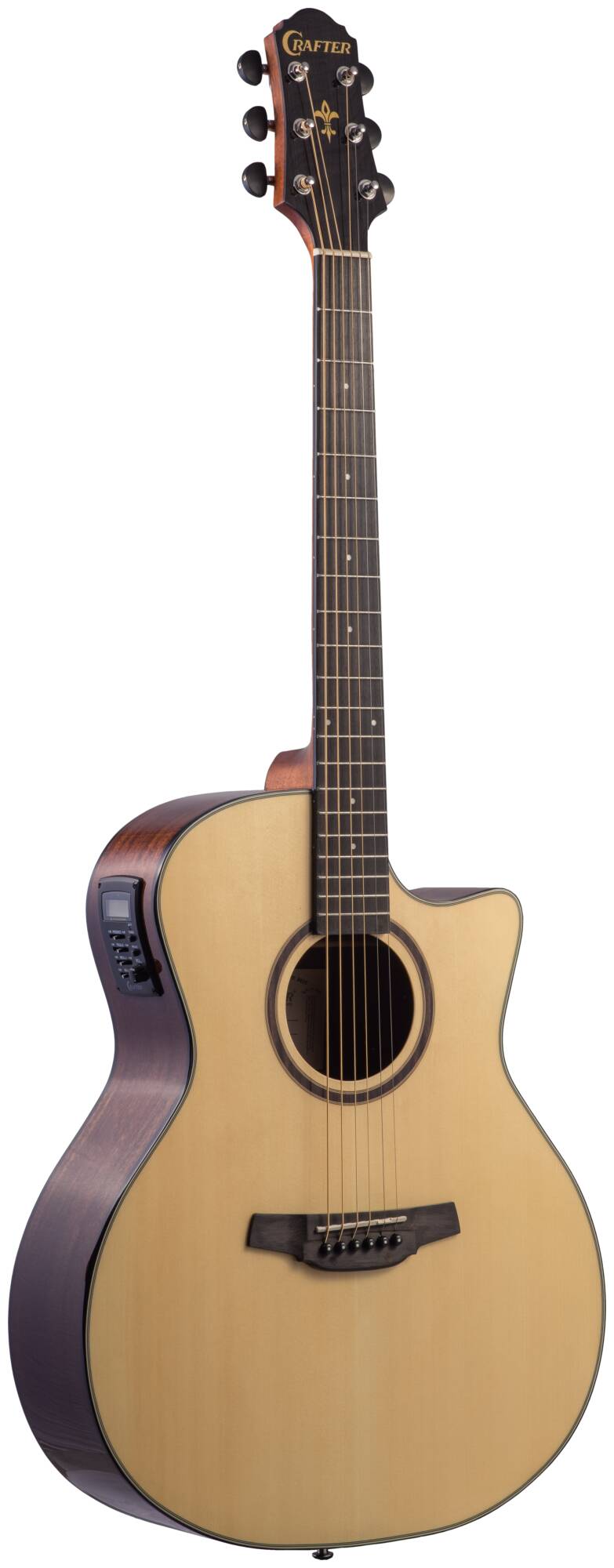 Электроакустическая гитара Crafter HG-250 CE/N — корпус и детали - фото 1