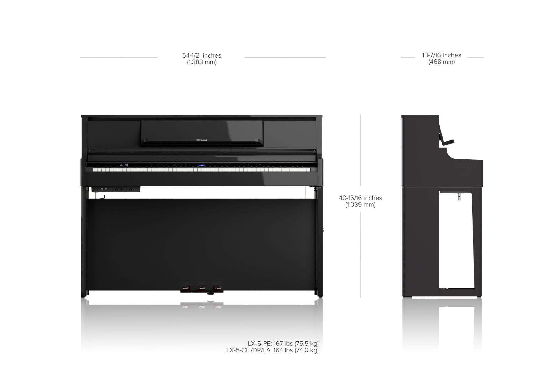 Цифровое пианино Roland LX-5-CH - фото 1