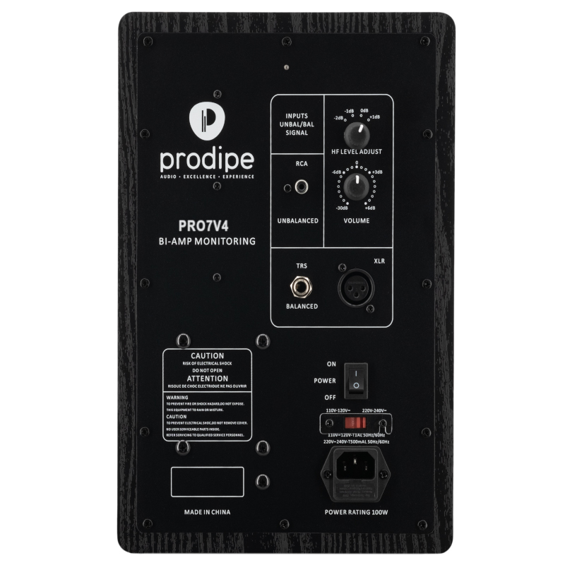 Студийный монитор Prodipe Pro7 v4 BW — корпус и детали - фото 3