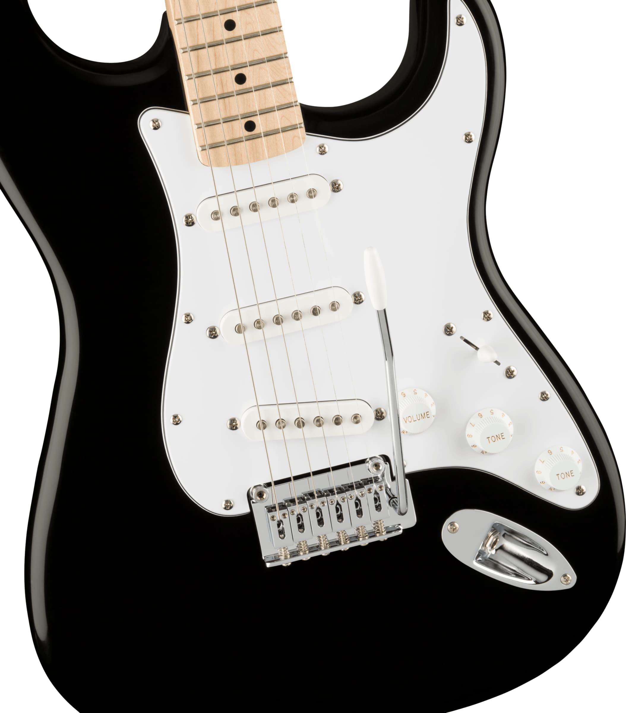 Электрогитара Squier Affinity Stratocaster MN Black — корпус и детали - фото 3