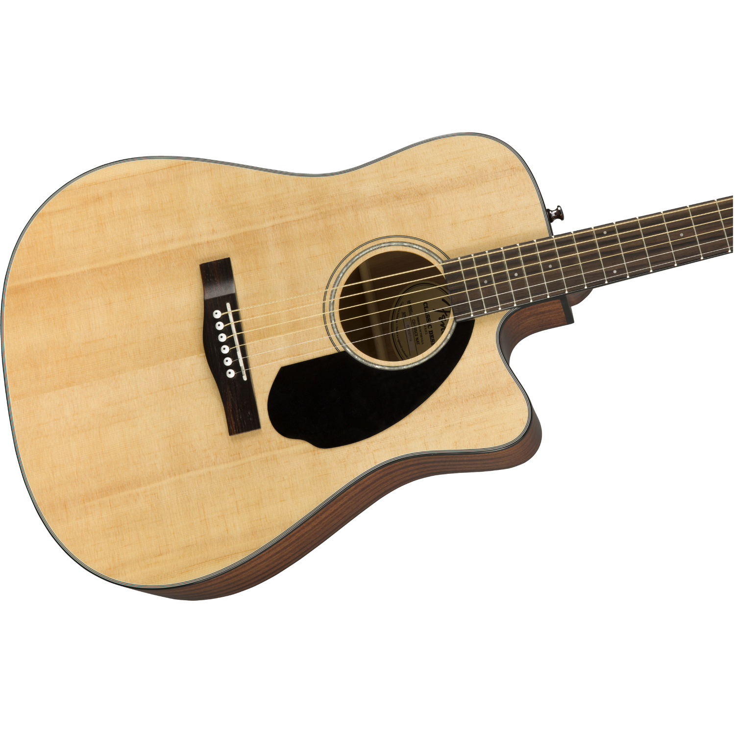 Электроакустическая гитара Fender CD-60SCE Natural — корпус и детали - фото 3