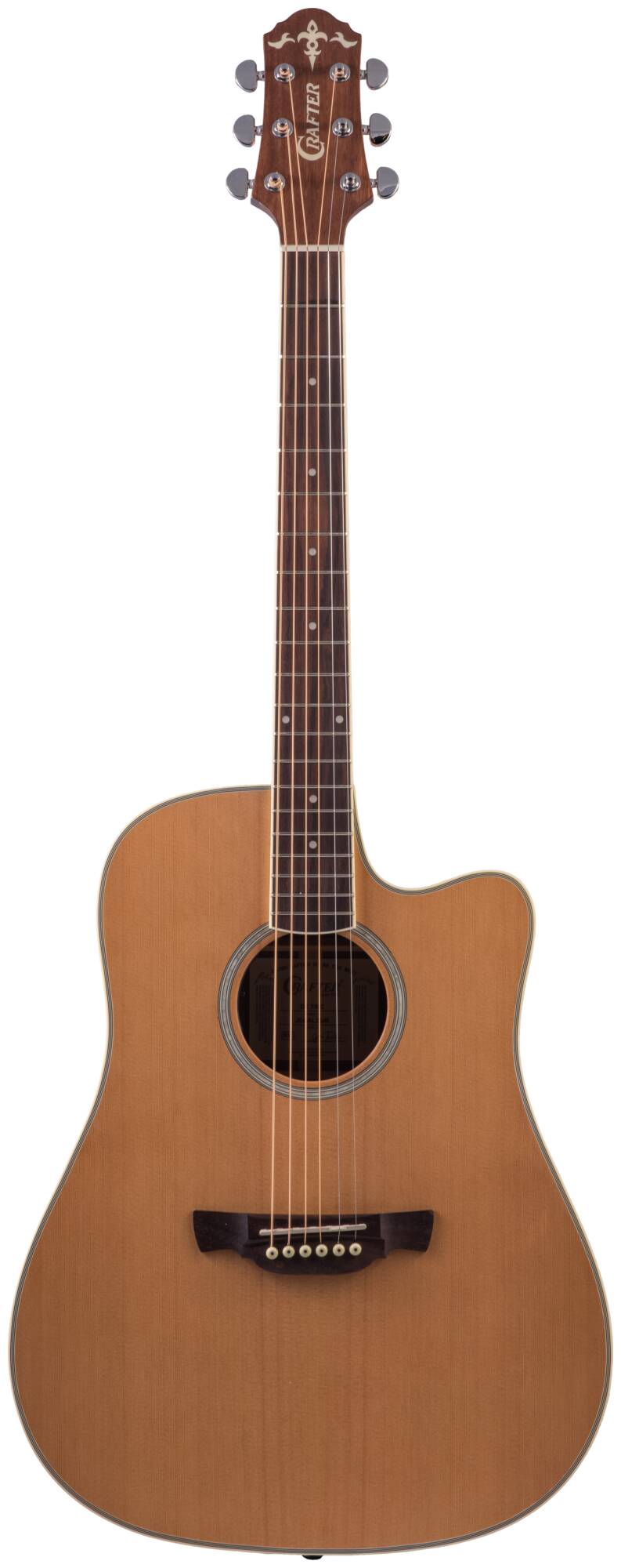 Электроакустическая гитара Crafter DE-7 /NC — корпус и детали