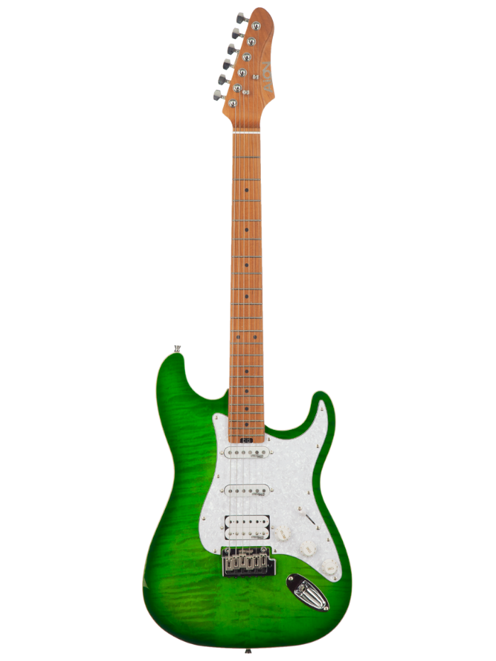Электрогитара Aion H-10 dark green — общий вид