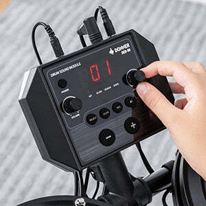 Электронные барабаны Donner DED-80 4 Drums 3 Cymbals - фото 3