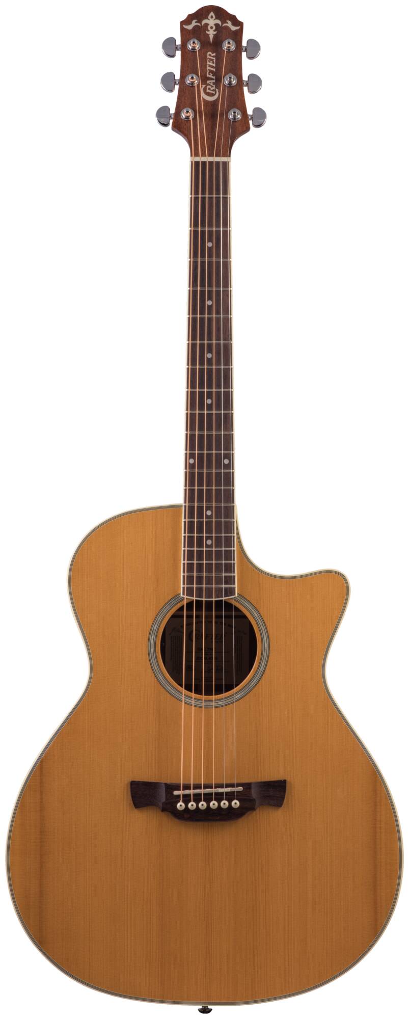 Электроакустическая гитара Crafter GAE-7 /NC — корпус и детали
