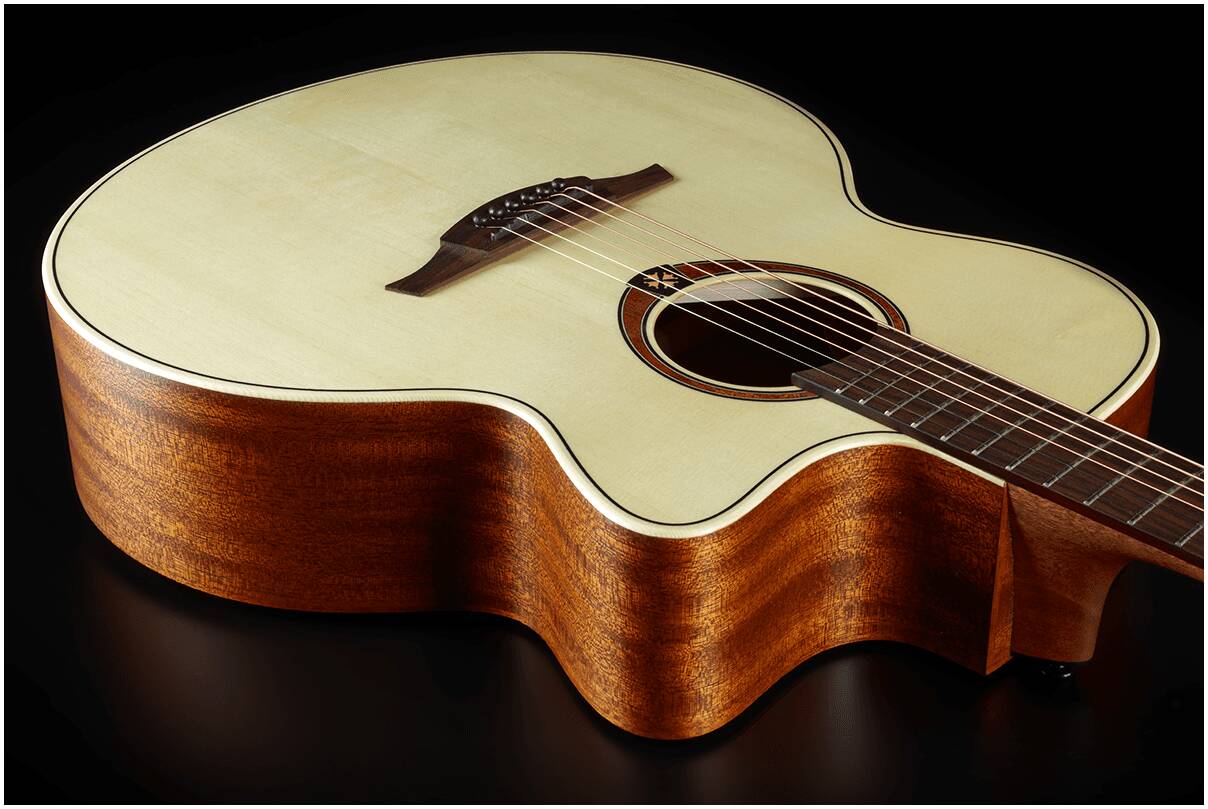 Электроакустическая гитара Lag T-177J CE — корпус и детали - фото 5