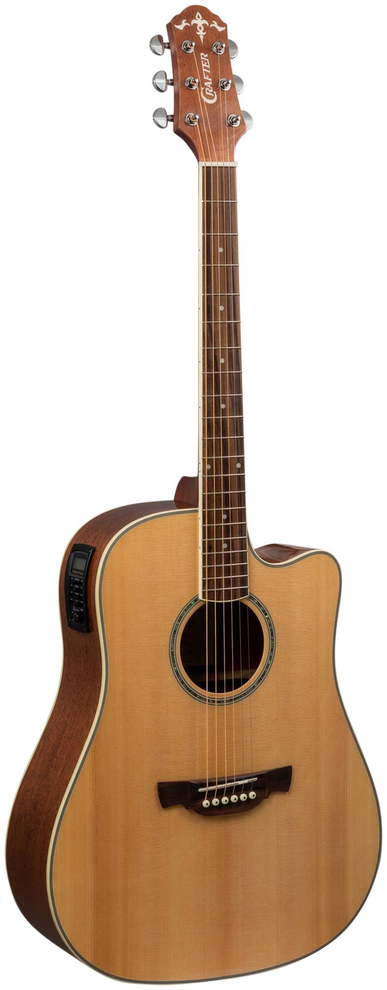 Электроакустическая гитара Crafter DE-8 /NC — корпус и детали - фото 2