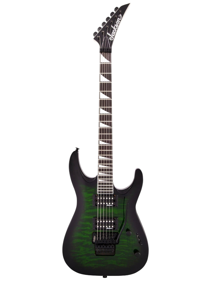 Электрогитара Jackson JS32Q Dinky DKA Green Burst — общий вид
