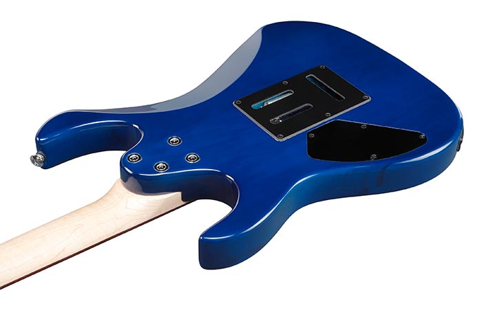 Электрогитара Ibanez GRX70QA-TBB — корпус и детали - фото 2