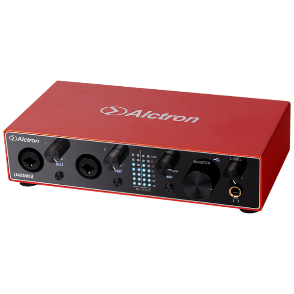 USB-аудиоинтерфейс Alctron U48MKII — общий вид