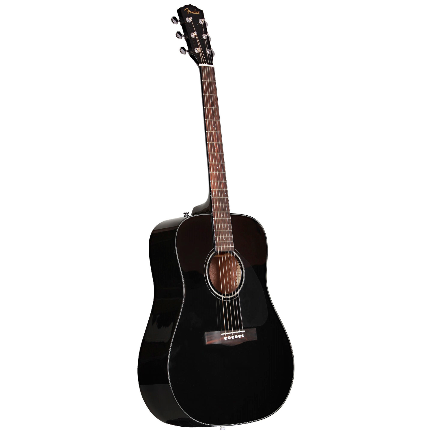Акустическая гитара Fender CD-60 Black — корпус и детали - фото 1