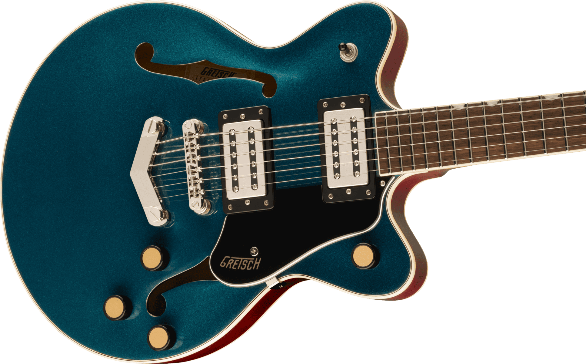 Полуакустическая гитара Gretsch G2655 Streamliner Midnight Sapphire — корпус и детали - фото 2