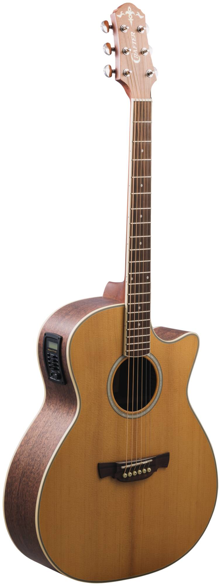 Электроакустическая гитара Crafter GAE-7 /NC VVS — корпус и детали - фото 2