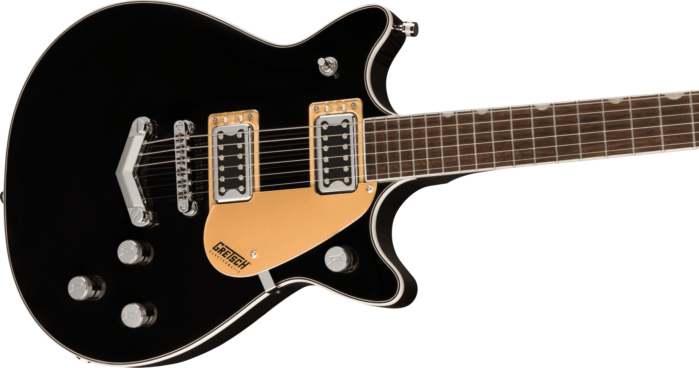 Электрогитара Gretsch G5222 Electromatic Double Jet BT Black — корпус и детали - фото 2