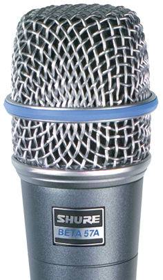 Инструментальный микрофон Shure BETA 57A — общий вид - фото 1