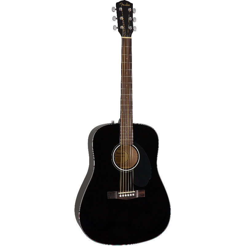 Акустическая гитара Fender CD-60S Black — корпус и детали