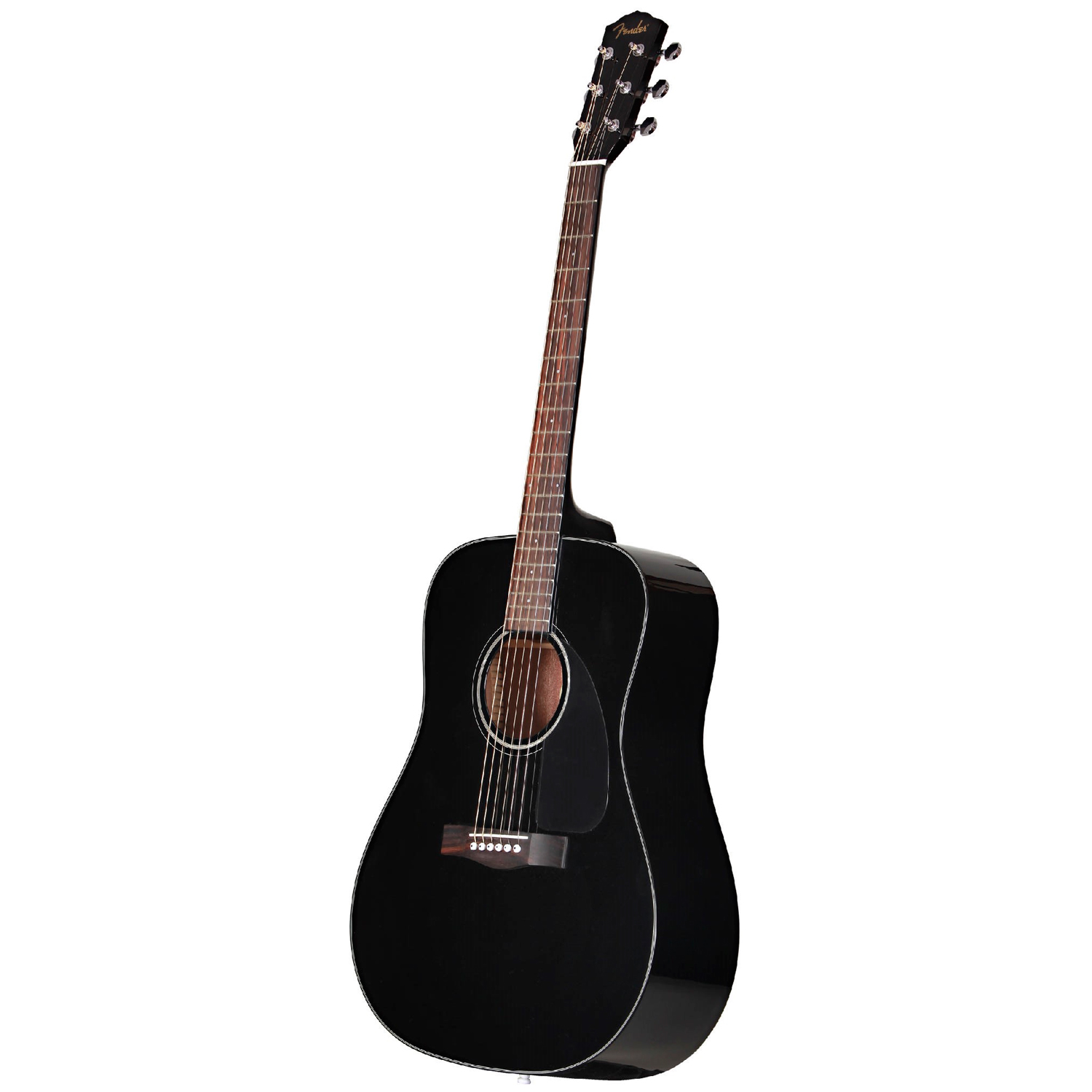 Акустическая гитара Fender CD-60 Black — корпус и детали - фото 2