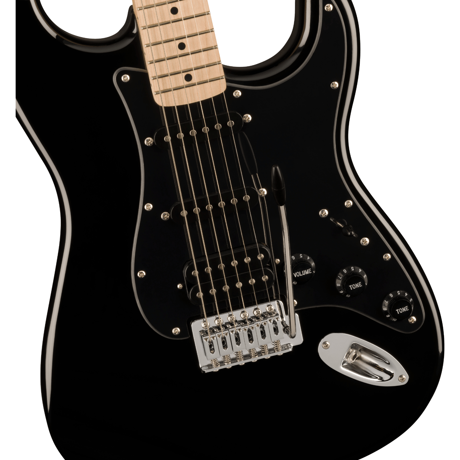Электрогитара Squier Sonic Stratocaster HSS MN Black — корпус и детали - фото 3