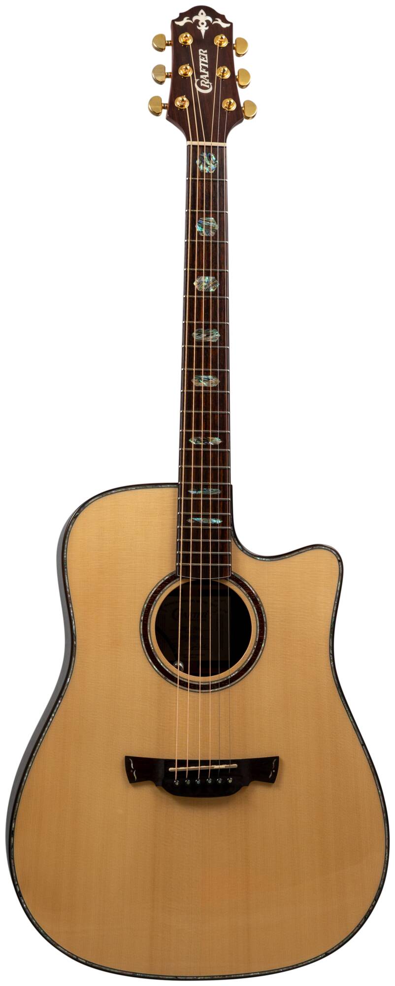 Электроакустическая гитара Crafter SRP D -36ce — корпус и детали