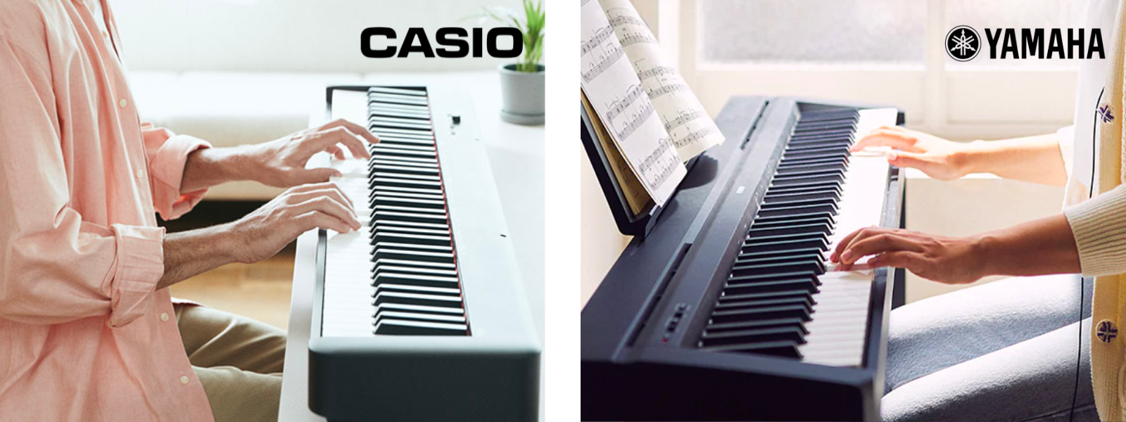 Сравнение Casio CDP S110 и Yamaha P-45