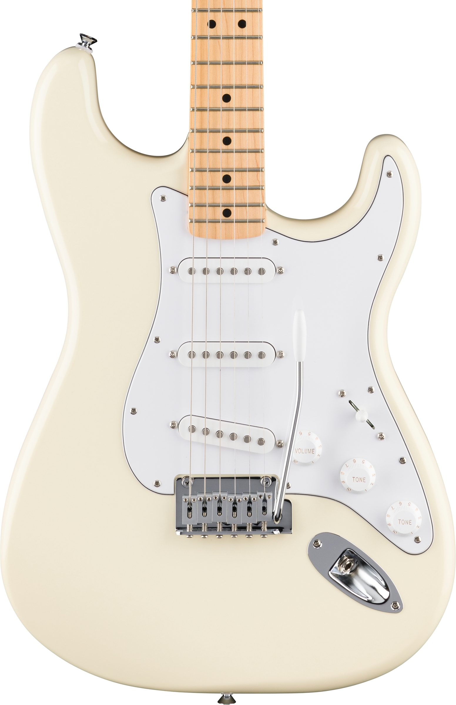 Электрогитара Fender Standard Stratocaster MN Olympic White — корпус и детали - фото 2