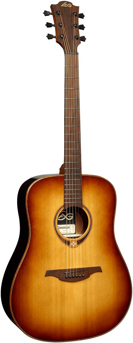 Акустическая гитара Lag T-118D BRS — корпус и детали