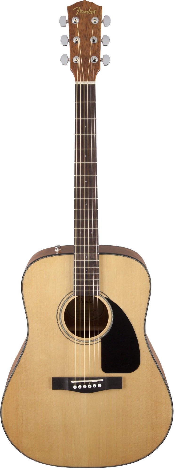Акустическая гитара Fender CD-60 Natural — корпус и детали