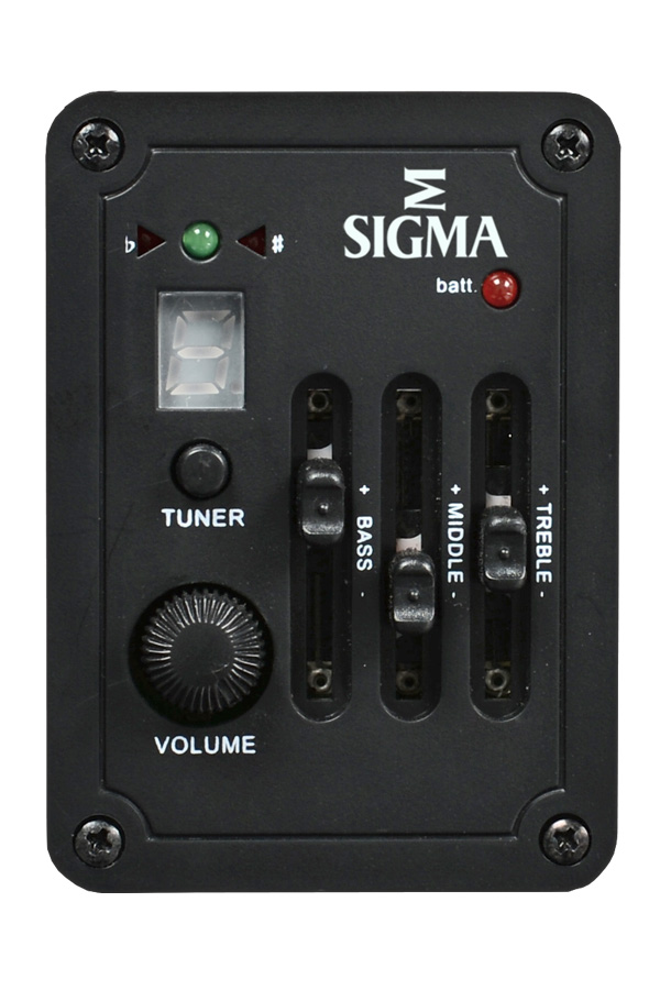 Электроакустическая гитара Sigma TM15-E — корпус и детали - фото 5