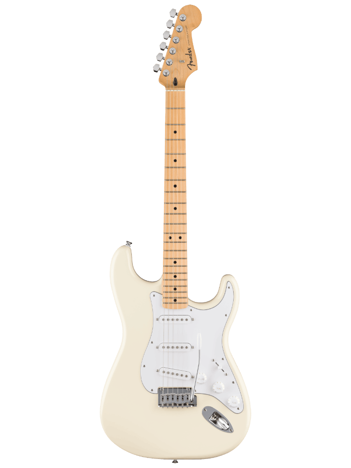Электрогитара Fender Standard Stratocaster MN Olympic White — общий вид