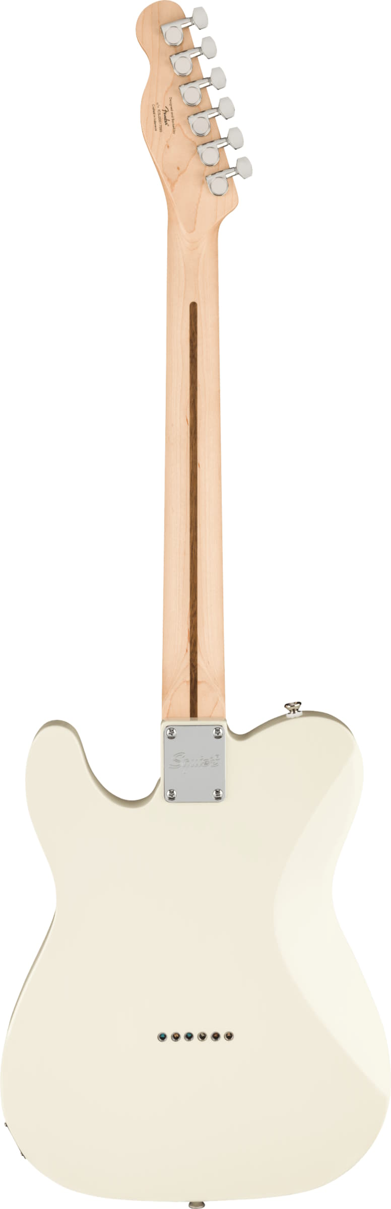 Электрогитара Squier Affinity Telecaster LRL Olympic White — корпус и детали - фото 1