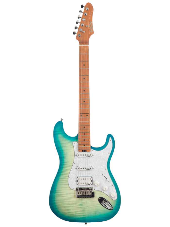Электрогитара Aion H-10 light green — общий вид