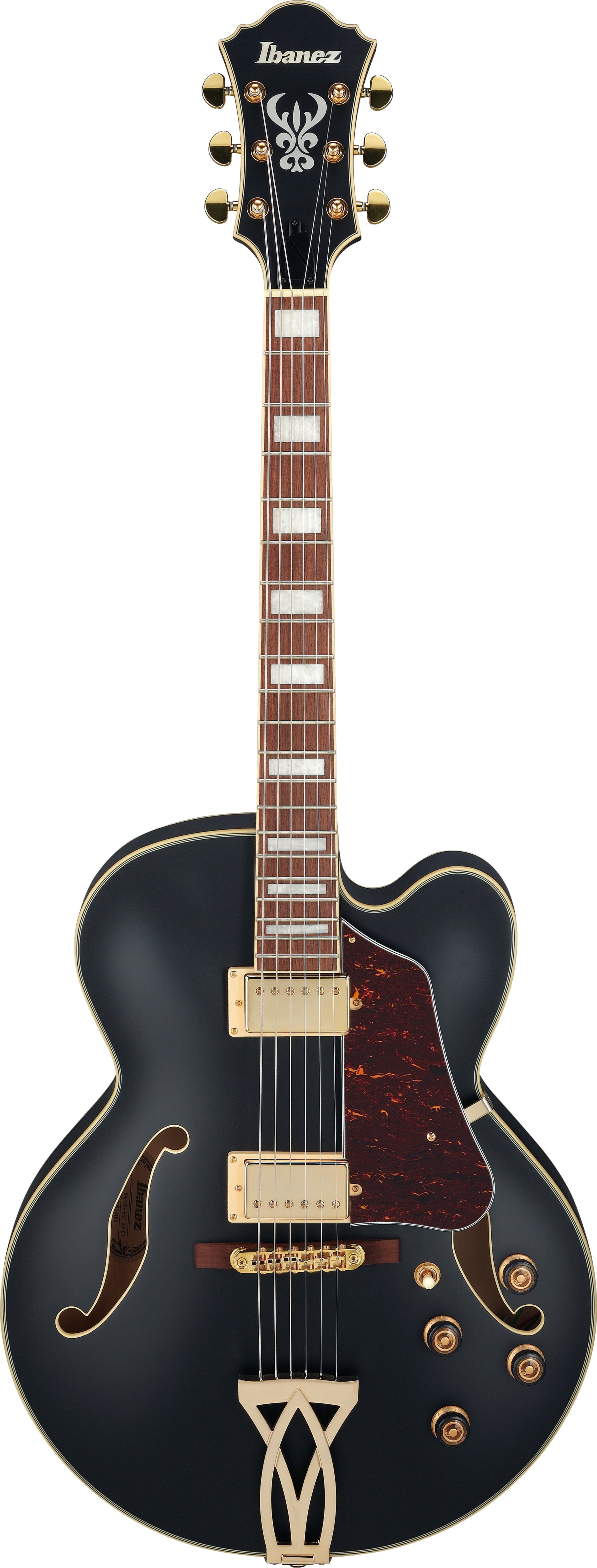 Полуакустическая гитара Ibanez AF75G-BKF — корпус и детали