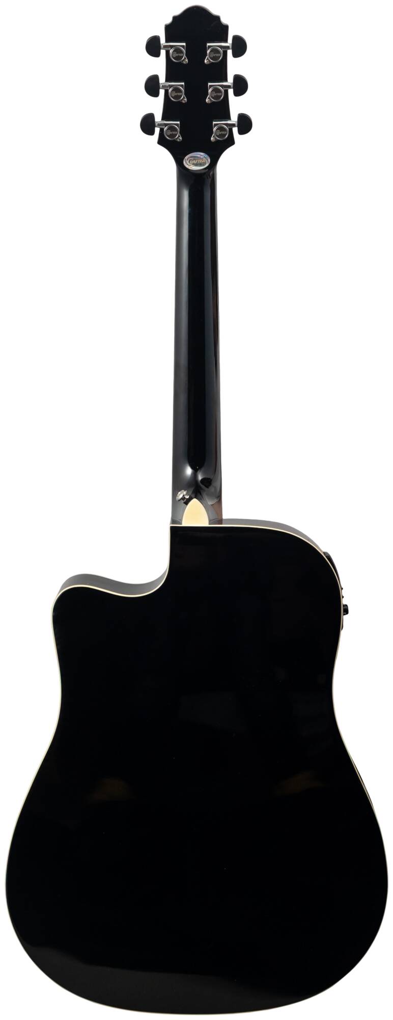 Электроакустическая гитара Crafter HD-250 CE/BK — корпус и детали - фото 4