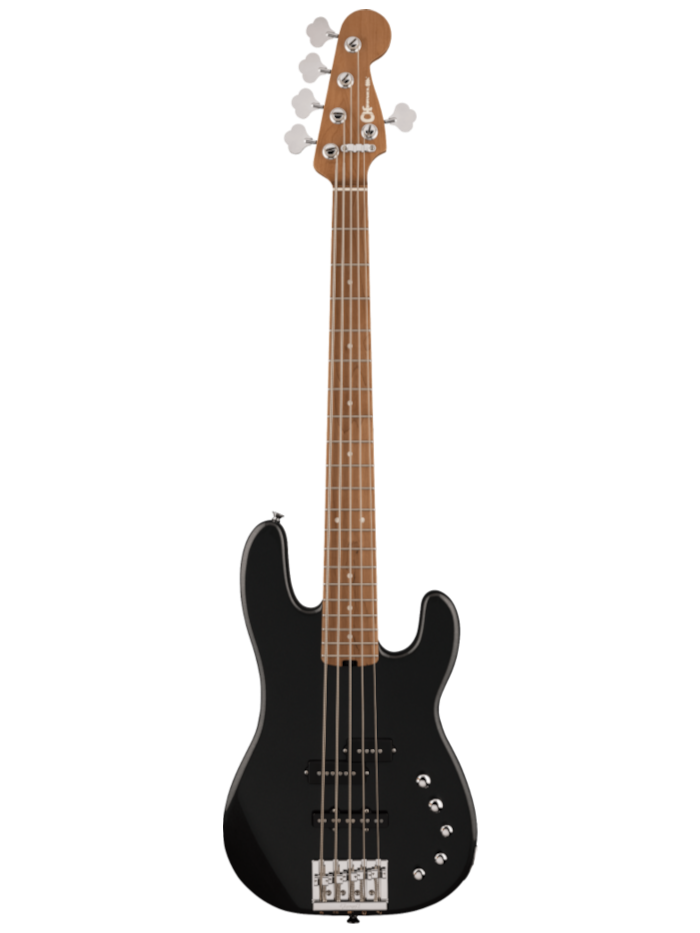Бас-гитара Charvel PM BASS SD PJ V – MET BLK — общий вид