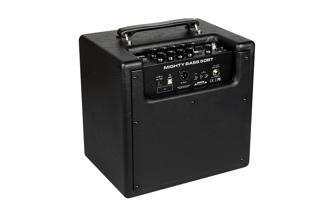 Басовый комбоусилитель Nux Mighty-Bass-50BT — панель управления | Басовый комбоусилитель Nux Mighty-Bass-50BT — разъёмы | Басовый комбоусилитель Nux Mighty-Bass-50BT — детальный вид | Басовый комбоусилитель Nux Mighty-Bass-50BT — детальный вид - фото 4