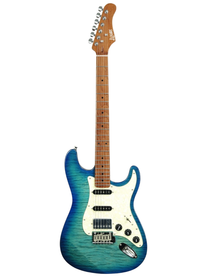 Электрогитара Luxars S-G25-SBL — общий вид